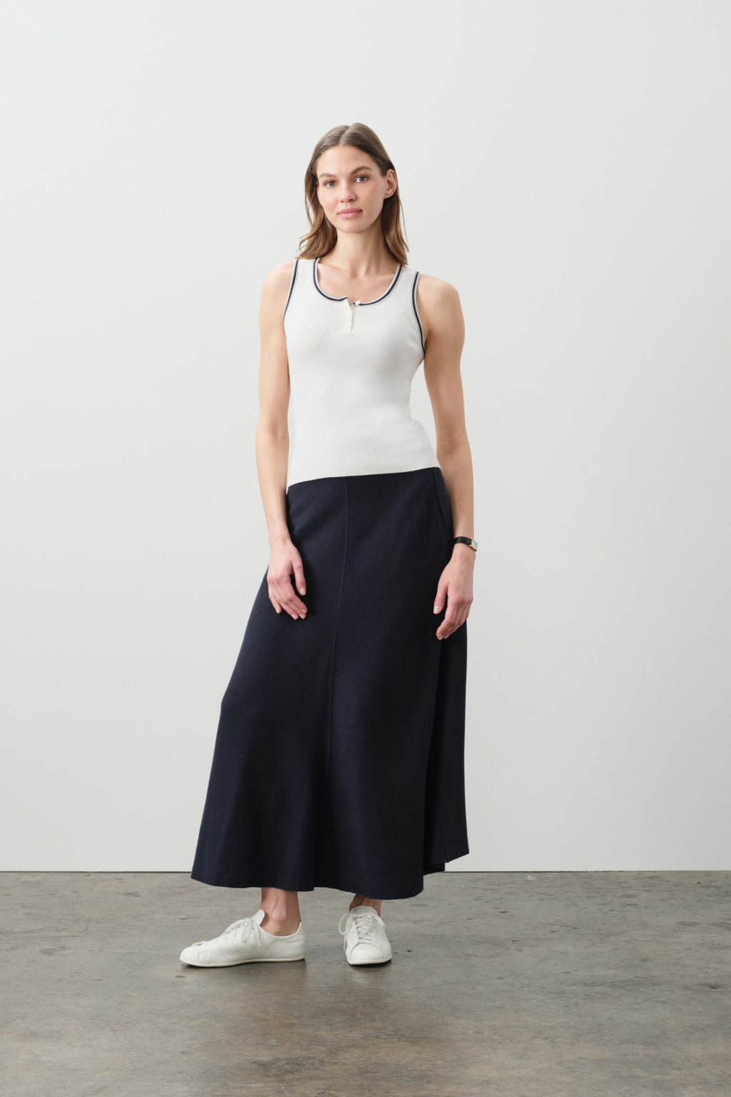 CAMILLE COTTON CASHMERE TANK