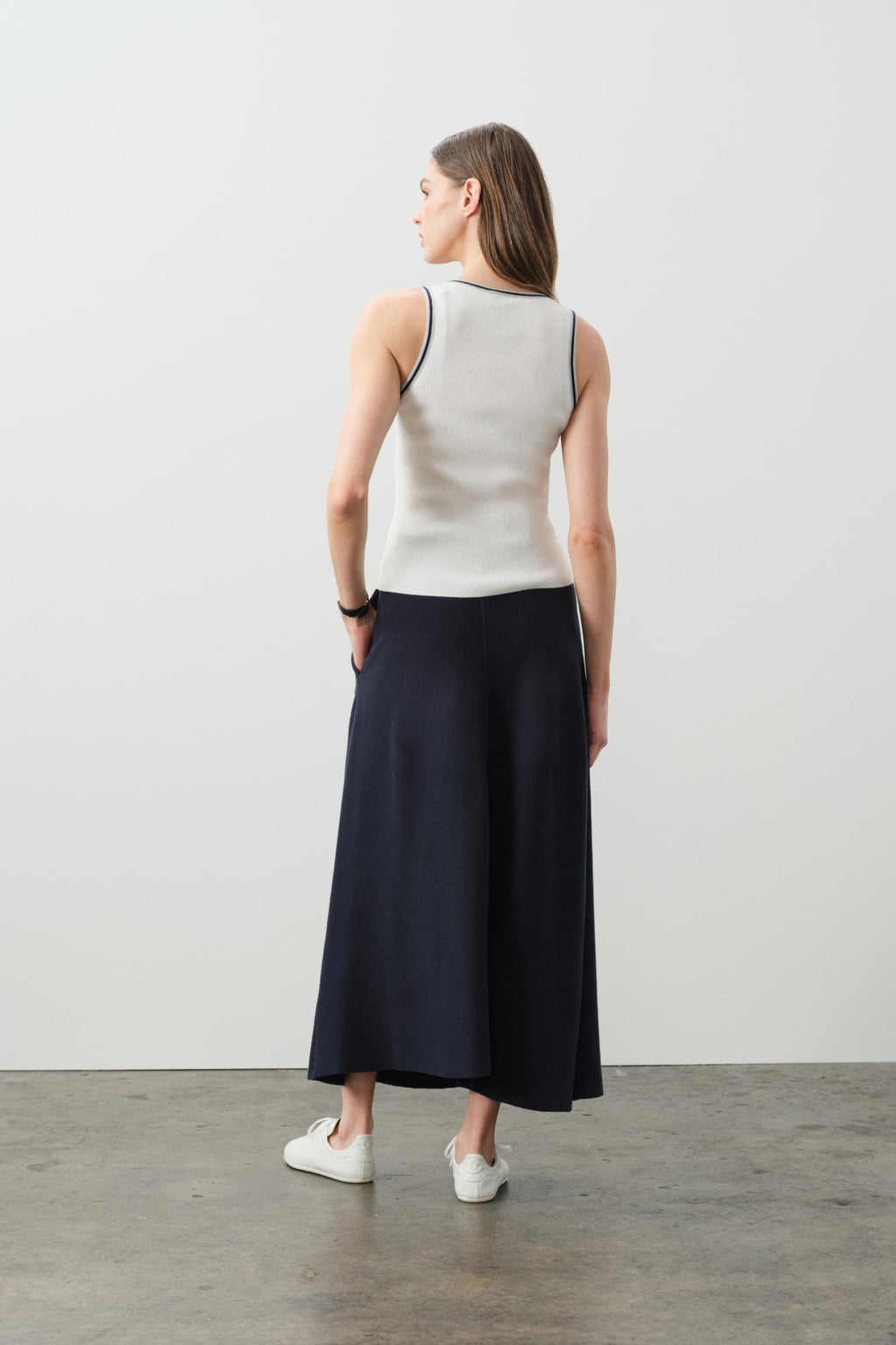 CAMILLE COTTON CASHMERE TANK