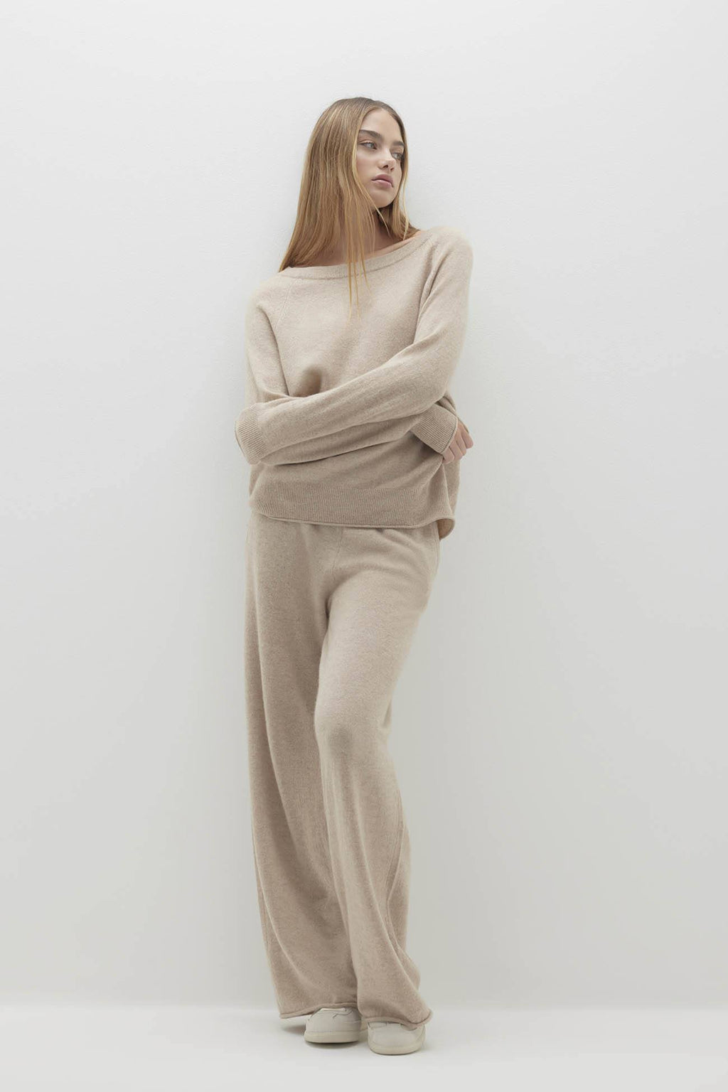 AZALEA CASHMERE OFF THE SHOULDER SWEATER