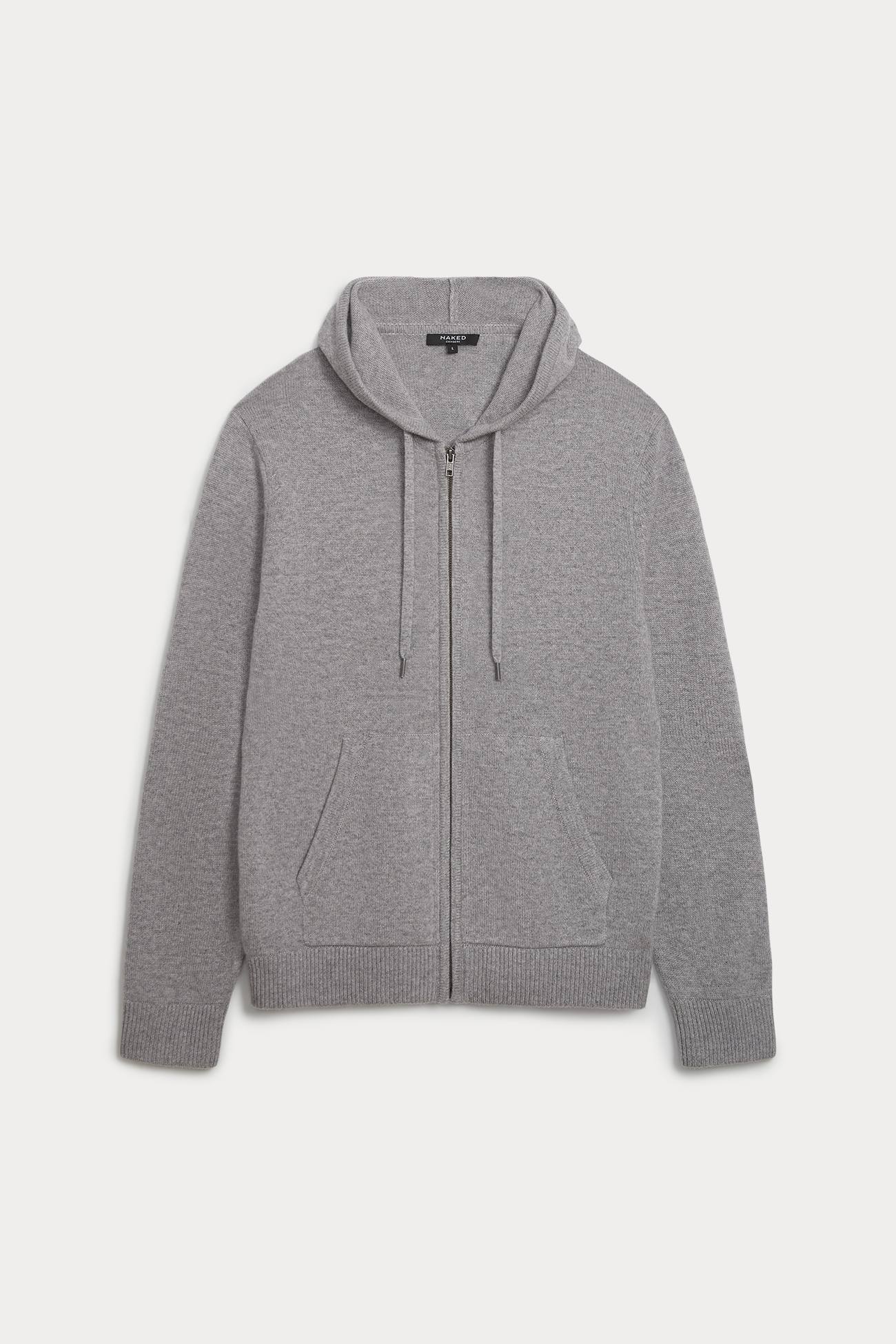 JAKE ZIP-UP CASHMERE HOODIE