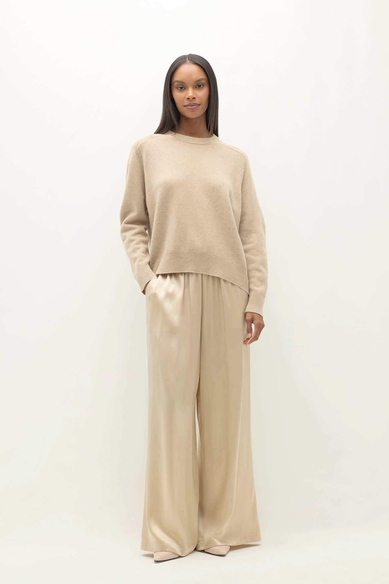 TAMMY CASHMERE CREWNECK SWEATER