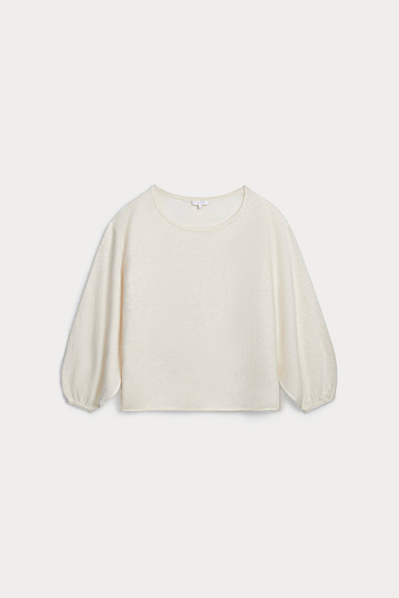 PENELOPE BRUSHED CASHMERE OFF THE SHOULDER SWEATER