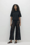LORRAINE CROCHET CASHMERE BLEND PANT
