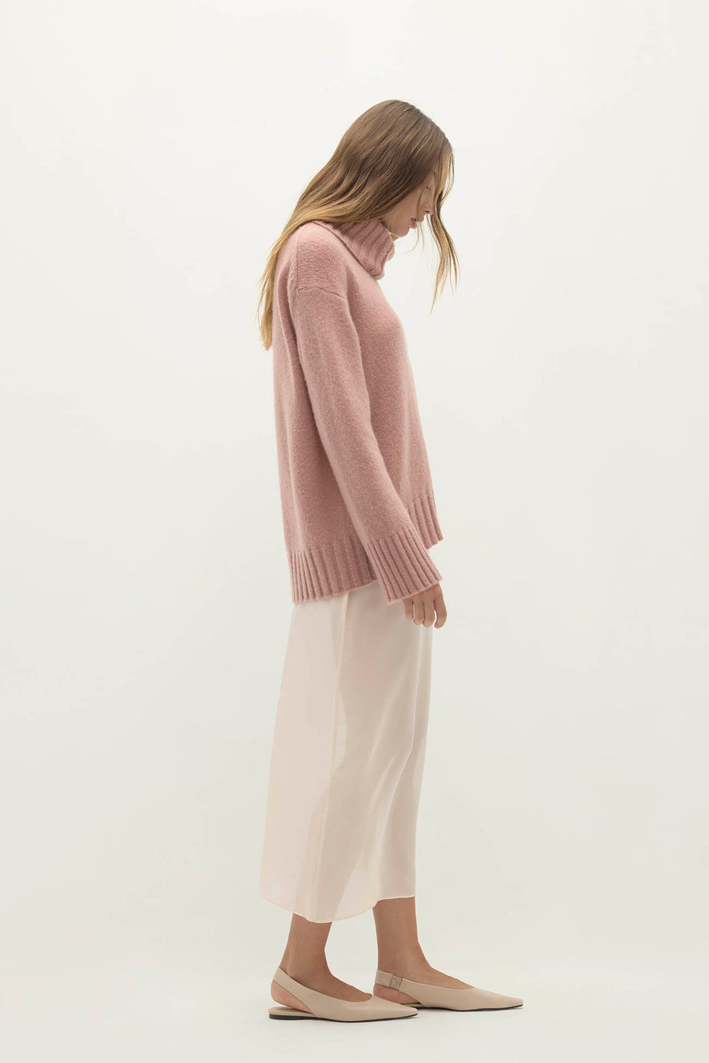MARTINA CLOUD SPUN CASHMERE TURTLENECK