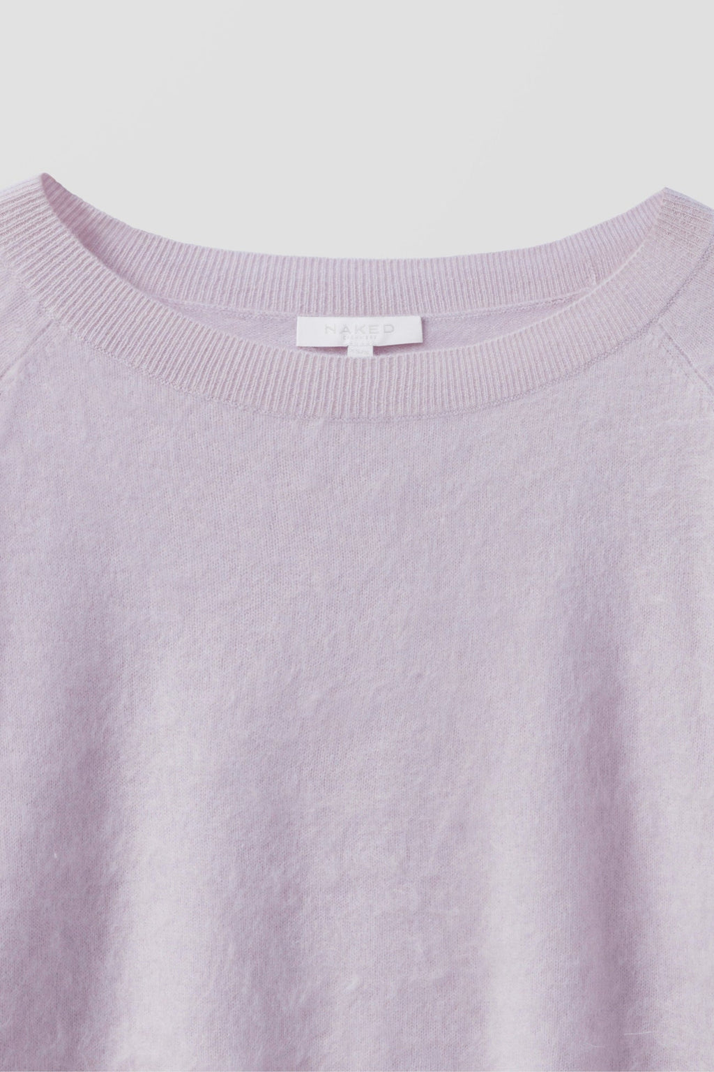DOVE BRUSHED CASHMERE OFF THE SHOULDER SWEATER