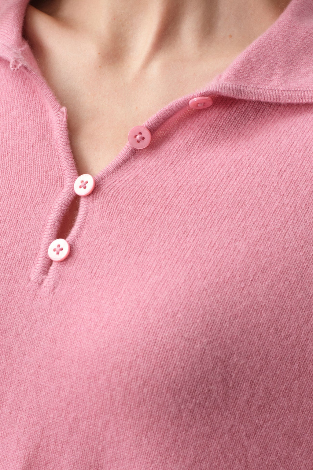 IMOGEN FEATHERWEIGHT CASHMERE POLO