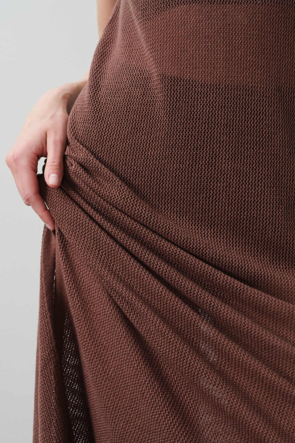 THEA COTTON CASHMERE MIDI DRESS