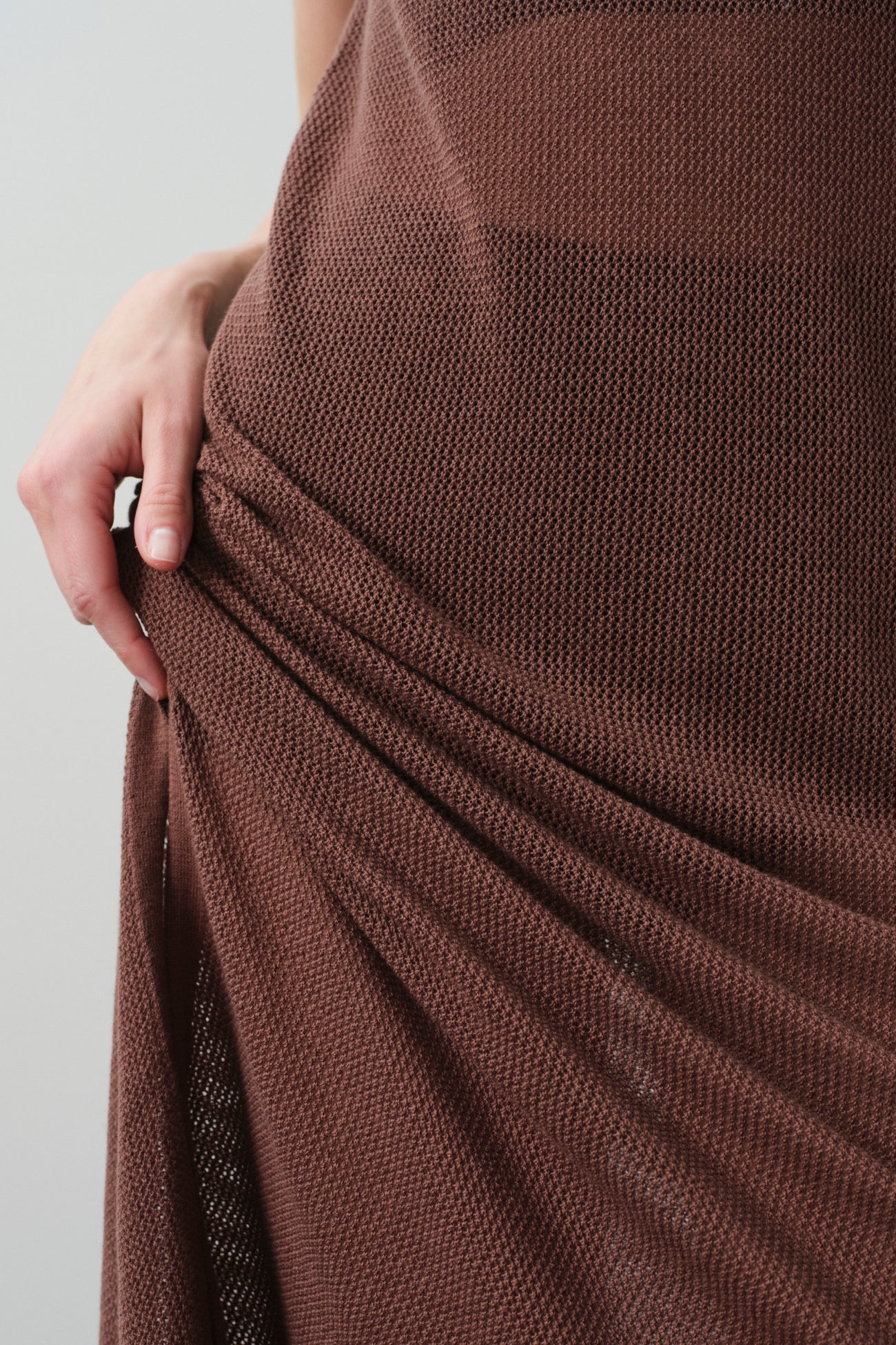 THEA COTTON CASHMERE MIDI DRESS
