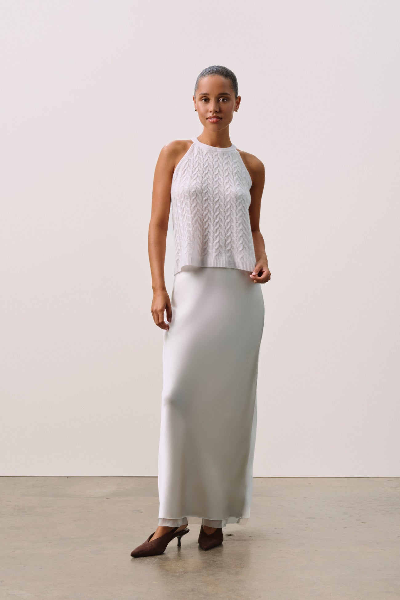 ALOUETTE CABLEKNIT TANK