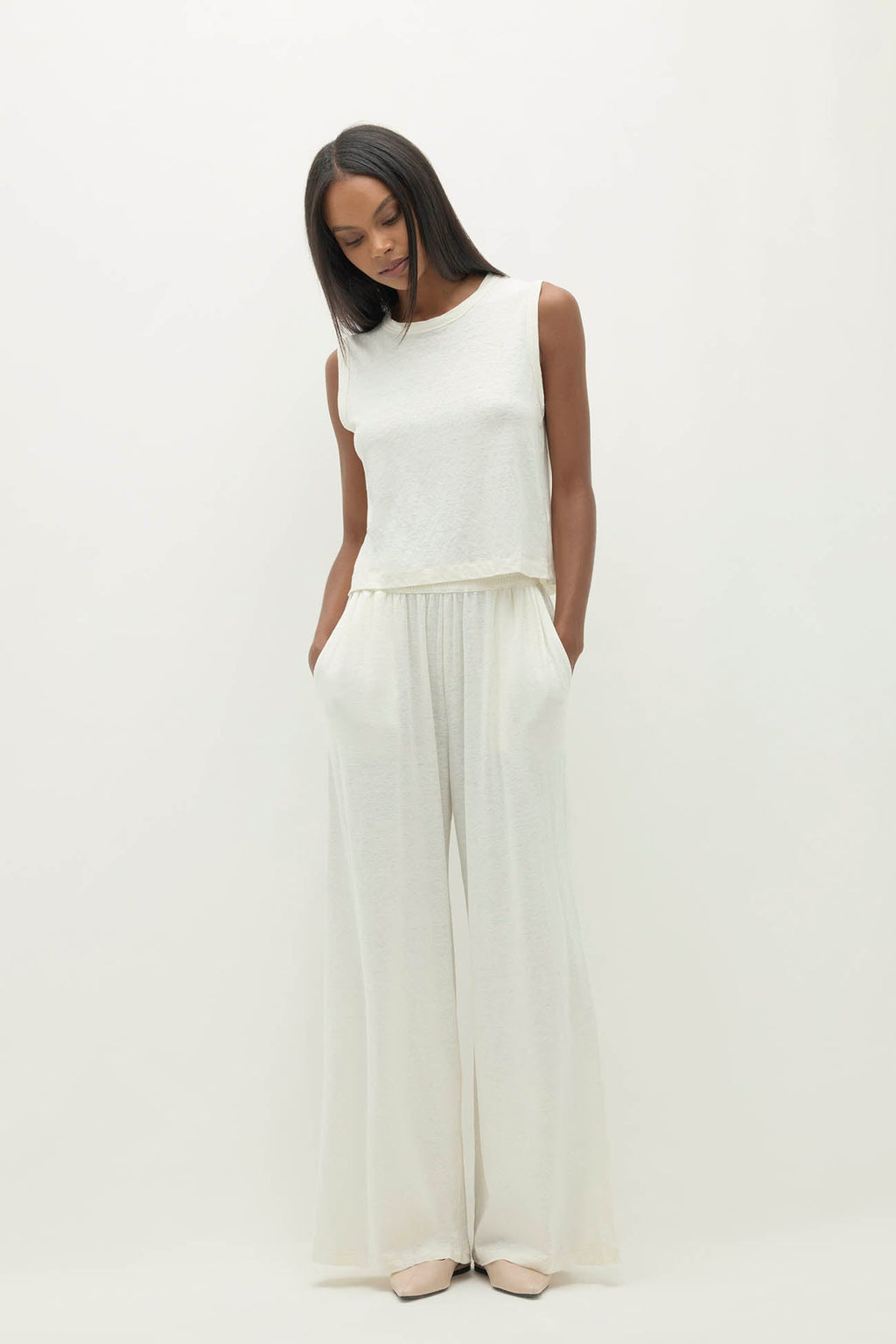 LUELLA LINEN TANK TOP