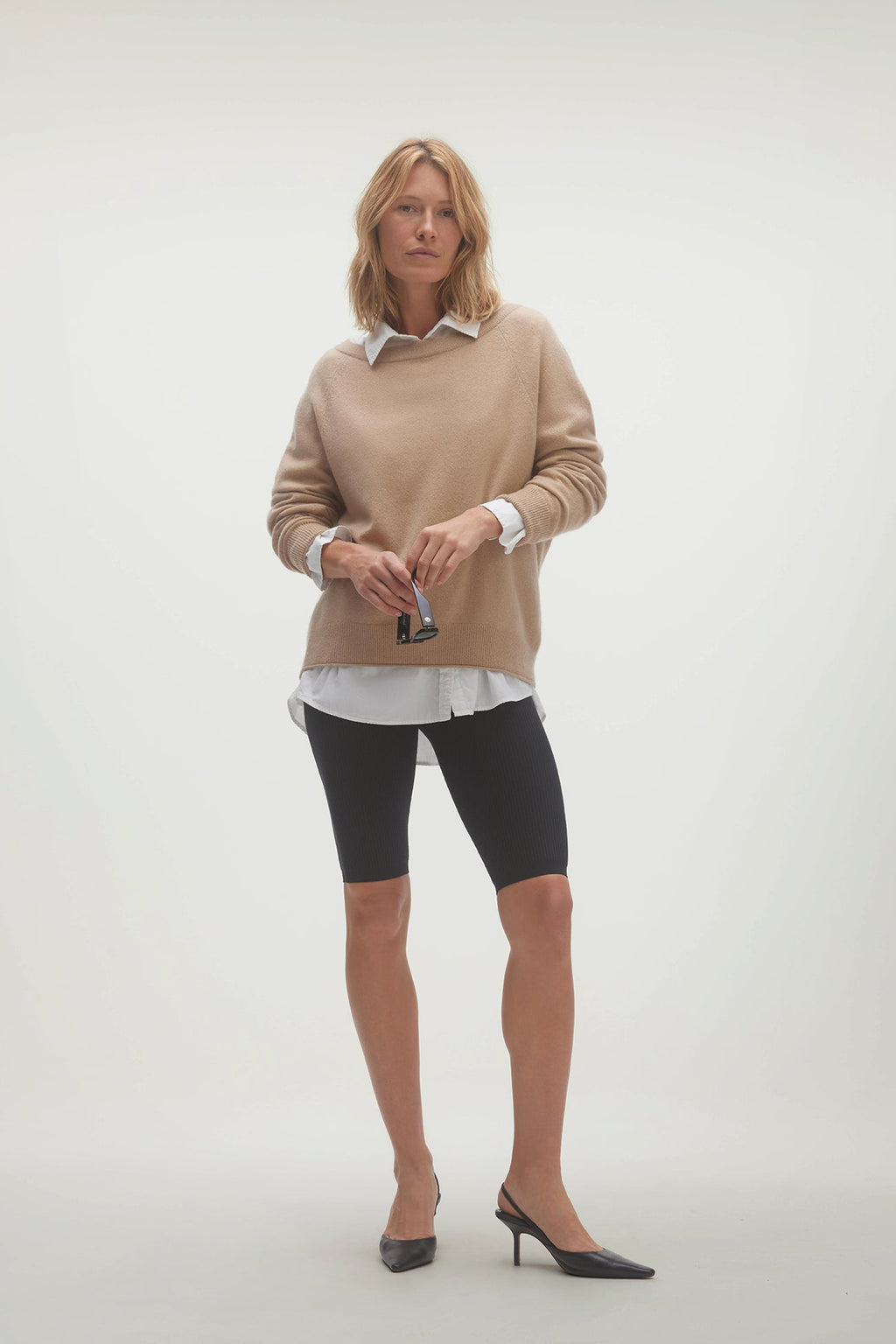AZALEA CASHMERE OFF THE SHOULDER SWEATER